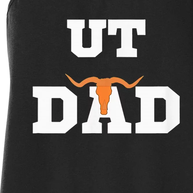 Ut Austin Dad Ut Austin Dad Women's Racerback Tank