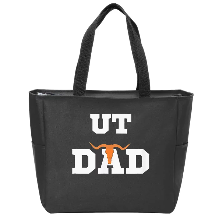 Ut Austin Dad Ut Austin Dad Zip Tote Bag