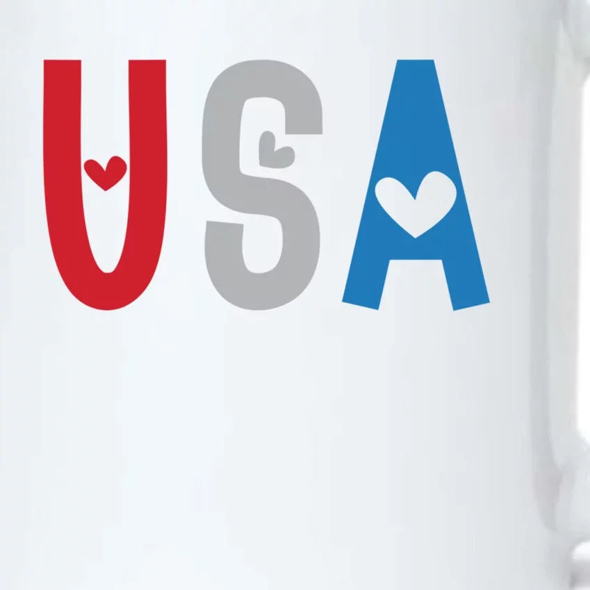 Usa America Est 1776 Patriotic 4th Of July Veteran Gift Black Color Changing Mug