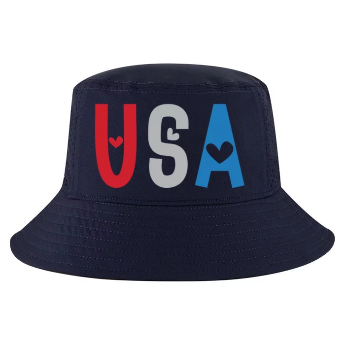 Usa America Est 1776 Patriotic 4th Of July Veteran Gift Cool Comfort Performance Bucket Hat