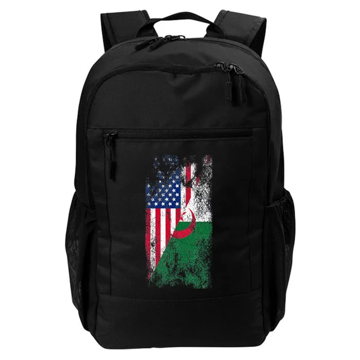 USA Algeria Flags United States of America Algerian Daily Commute Backpack