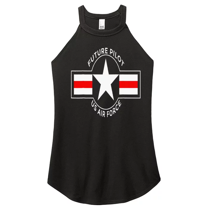 U.S A.I.R Force Future Pilot Women’s Perfect Tri Rocker Tank