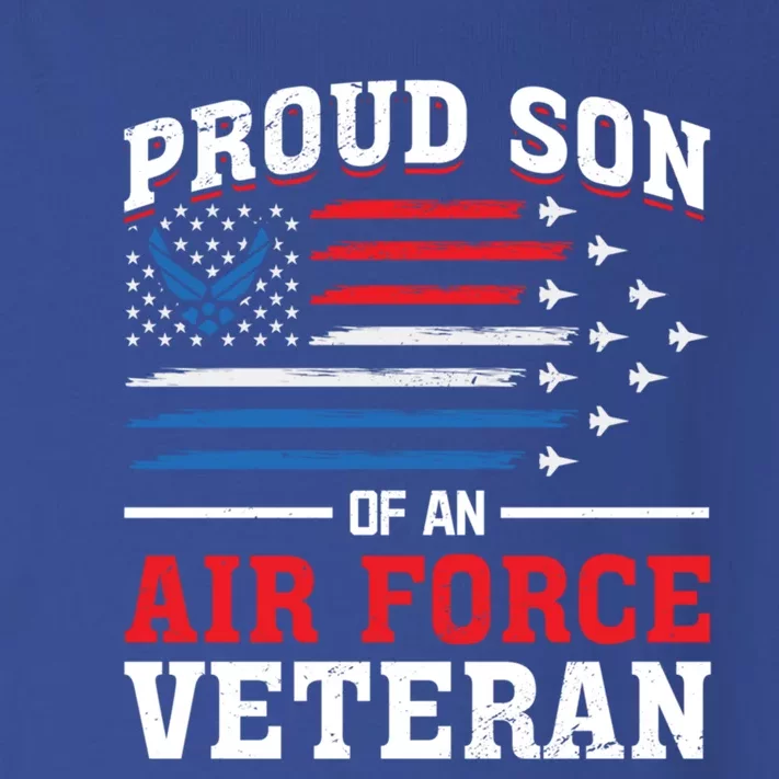 Us Air Force Veteran Proud Son Of An Air Force Veteran Gift Toddler Long Sleeve Shirt