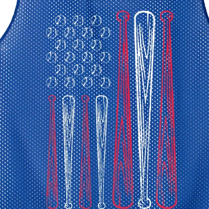 Usa American Flag Baseball Red White Blue Mesh Reversible Basketball Jersey Tank