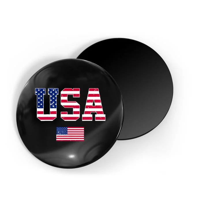 Usa American Flag Patriotic 4th Of July Magnet