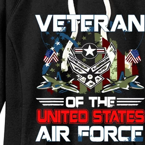 US Air Force Veteran Veteran Of The United States Air Force Women's Fleece Hoodie