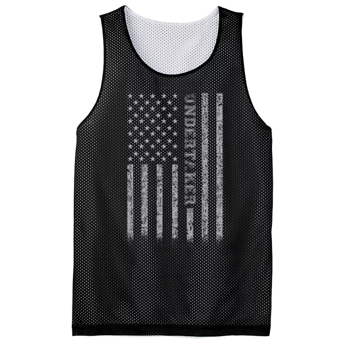 Undertaker American Flag Mesh Reversible Basketball Jersey Tank