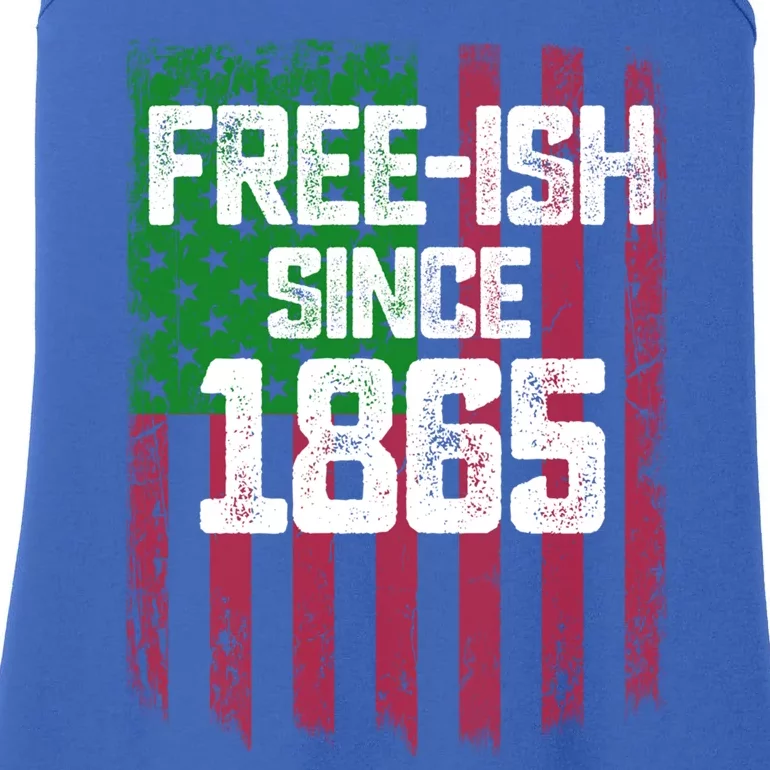 Usa American Flag Juneteenth June 19 1865 Black History Blm Gift Ladies Essential Tank