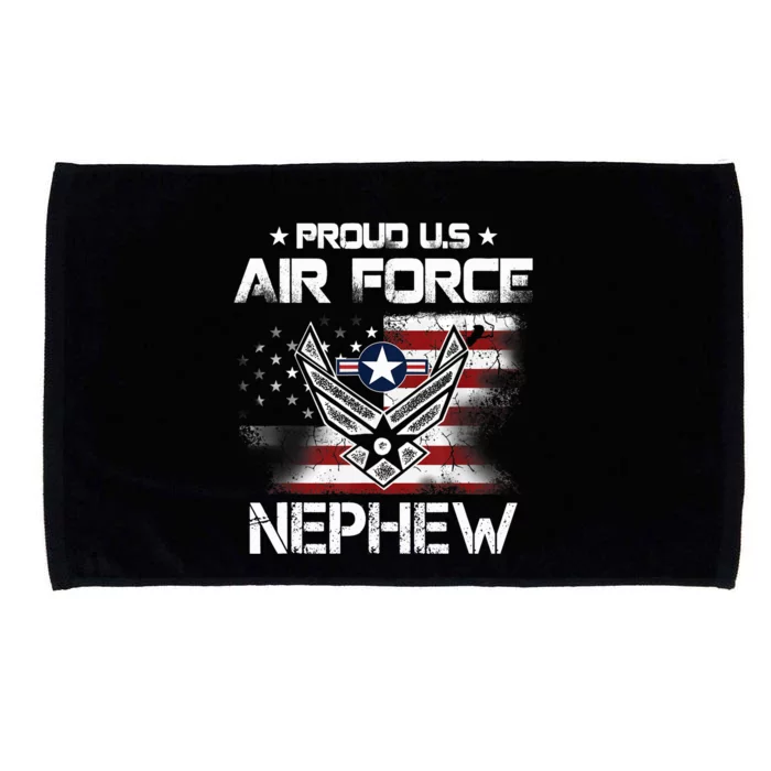 US Air Force Proud Nephew -Proud Air Force Nephew Father Day Microfiber Hand Towel