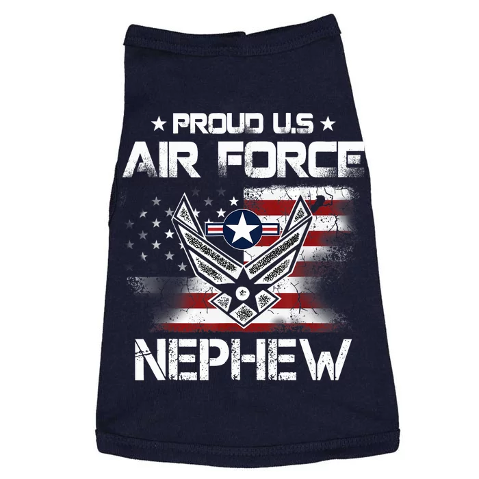 US Air Force Proud Nephew -Proud Air Force Nephew Father Day Doggie Tank