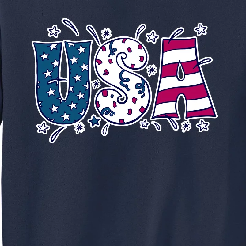 USA American Flag Celebration Sweatshirt