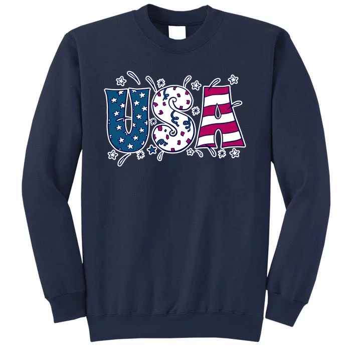 USA American Flag Celebration Sweatshirt