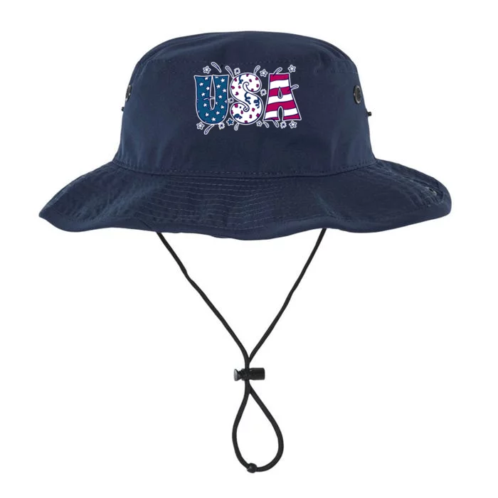 USA American Flag Celebration Legacy Cool Fit Booney Bucket Hat