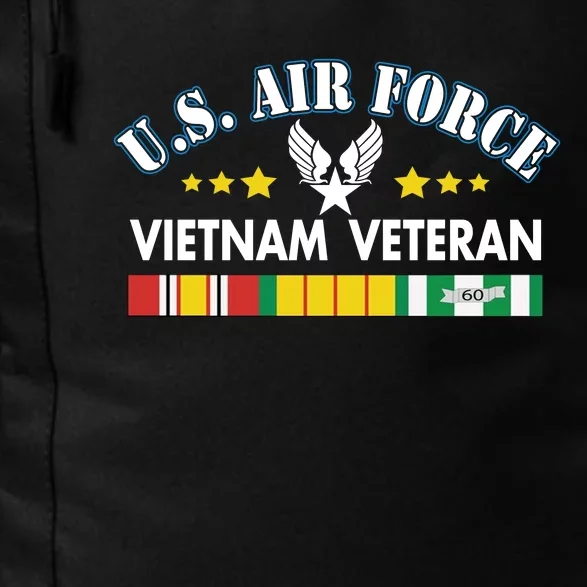 US. Air Force Vietnam Veteran, USAF Veteran, USA Flag Gift Daily Commute Backpack