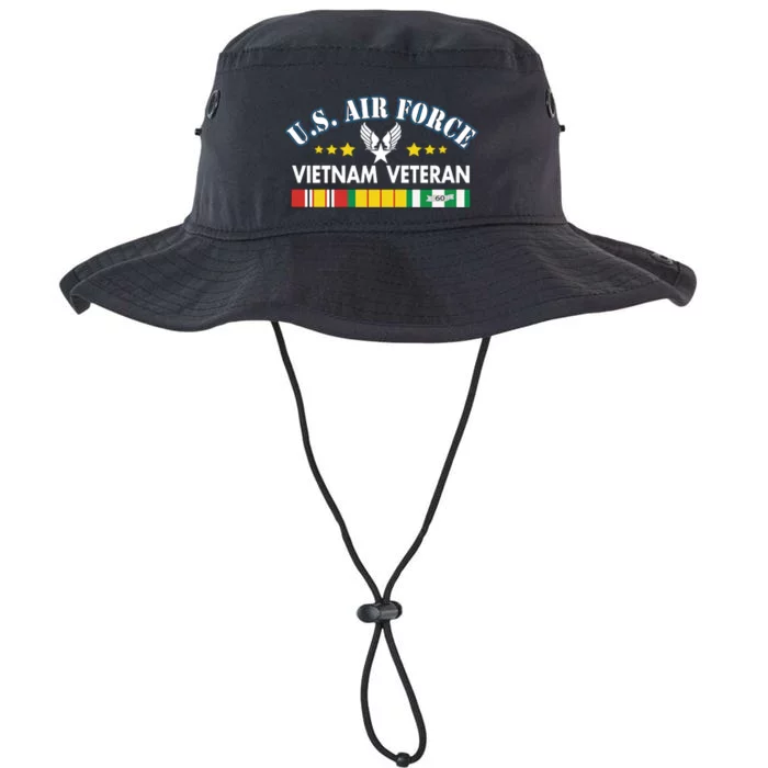 US. Air Force Vietnam Veteran, USAF Veteran, USA Flag Gift Legacy Cool Fit Booney Bucket Hat