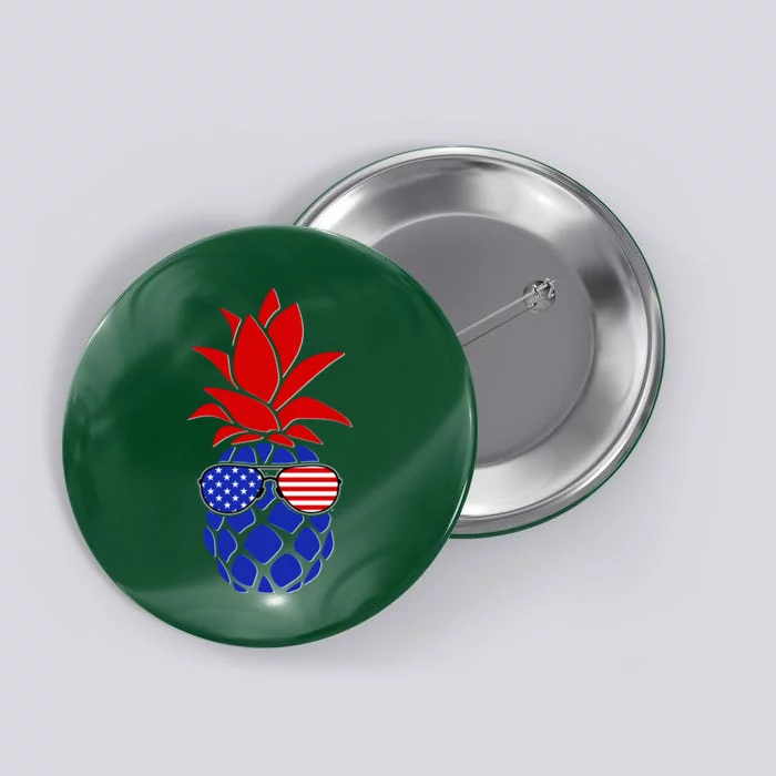 USA American Flag Sunglasses Pineapple Button