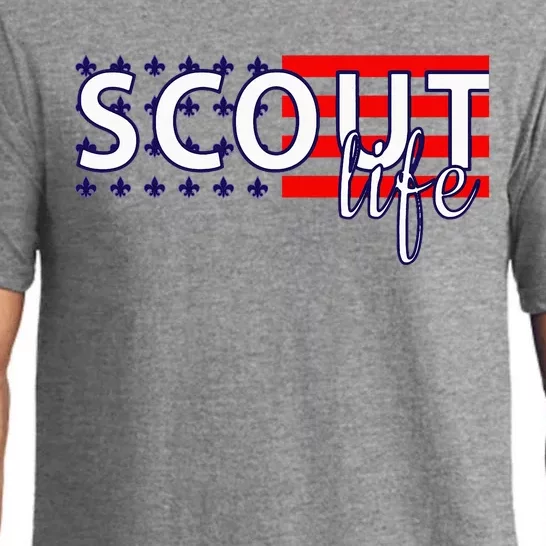 Us America Flag Scout Life Pajama Set