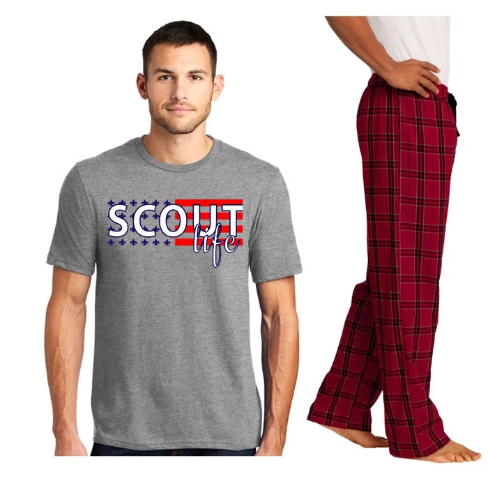 Us America Flag Scout Life Pajama Set