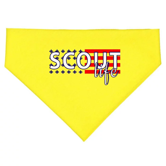 Us America Flag Scout Life USA-Made Doggie Bandana