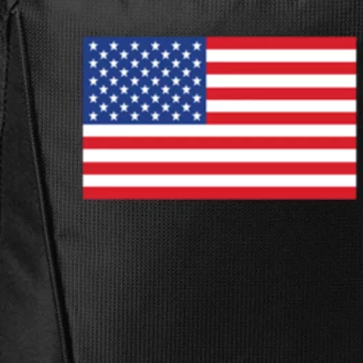 Us American Flag Pocket Print Funny Gift Crewneck Gift City Backpack