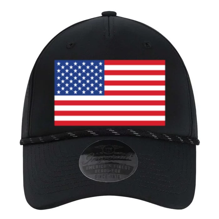 Us American Flag Pocket Print Funny Gift Crewneck Gift Performance The Dyno Cap