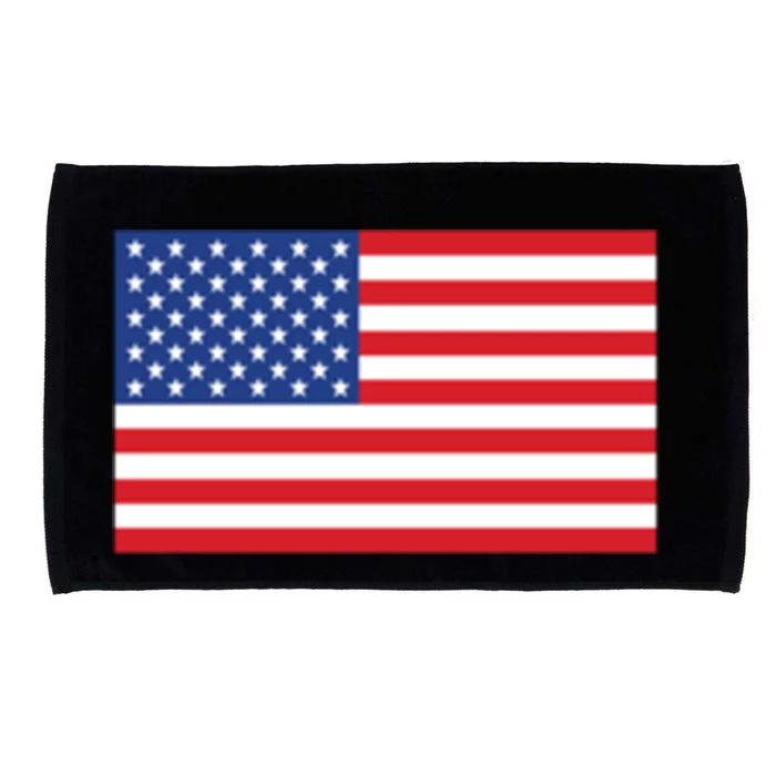 Us American Flag Pocket Print Funny Gift Crewneck Gift Microfiber Hand Towel