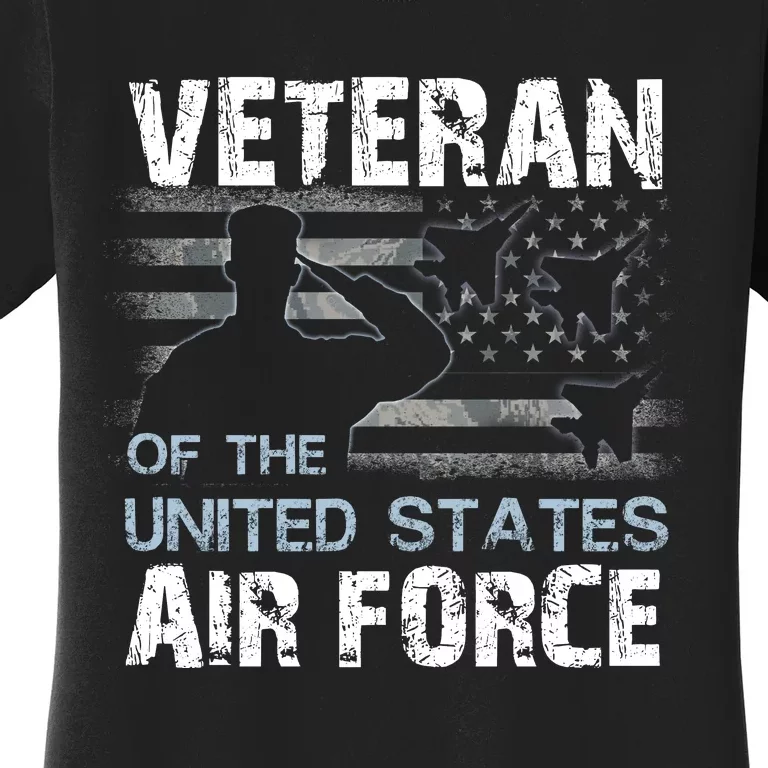 US Air Force Veteran USAF Tees Proud Airman Gifts Women's T-Shirt