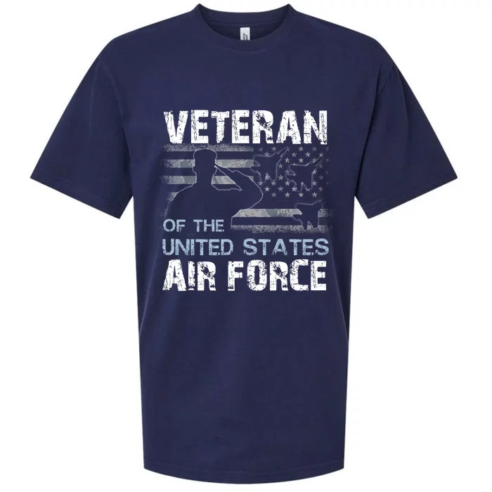 US Air Force Veteran USAF Tees Proud Airman Gifts Sueded Cloud Jersey T-Shirt