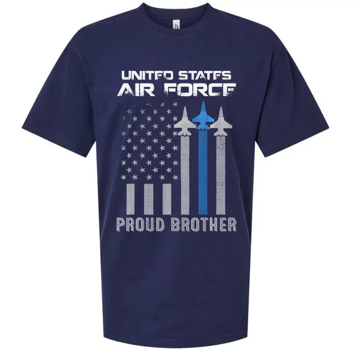 US Air Force Proud Brother Proud Air Force Brother Father Cute Sueded Cloud Jersey T-Shirt