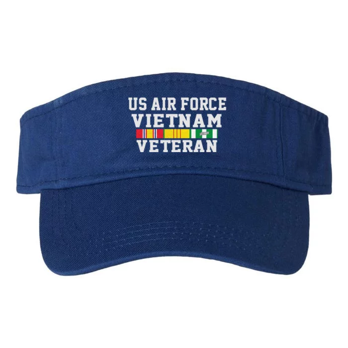 Us Air Force Vietnam Veteran Veteran's Day Gift Valucap Bio-Washed Visor