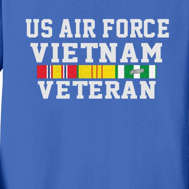 Us Air Force Vietnam Veteran Veteran's Day Gift Kids Long Sleeve Shirt