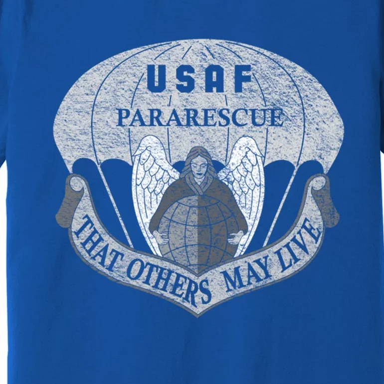 US AIR FORCE USAF PARARESCUE PJ RESCUE MEDIC RECOVERY Pullover Hoodie Premium T-Shirt