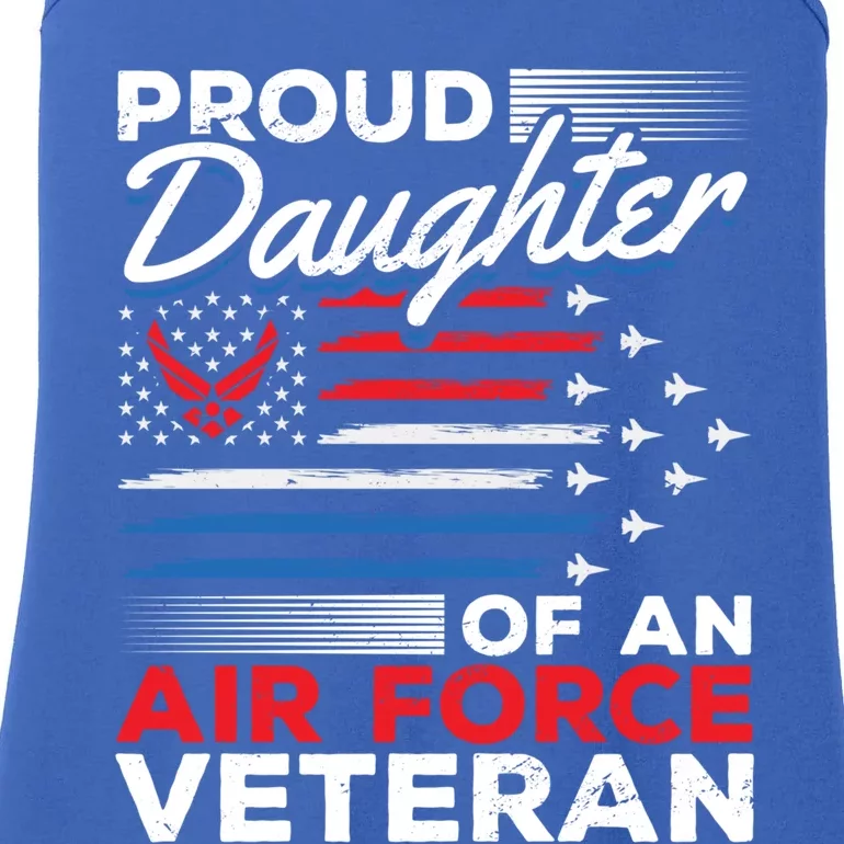 Us Air Force Veteran Proud Daughter Of An Air Force Veteran Gift Ladies Essential Tank