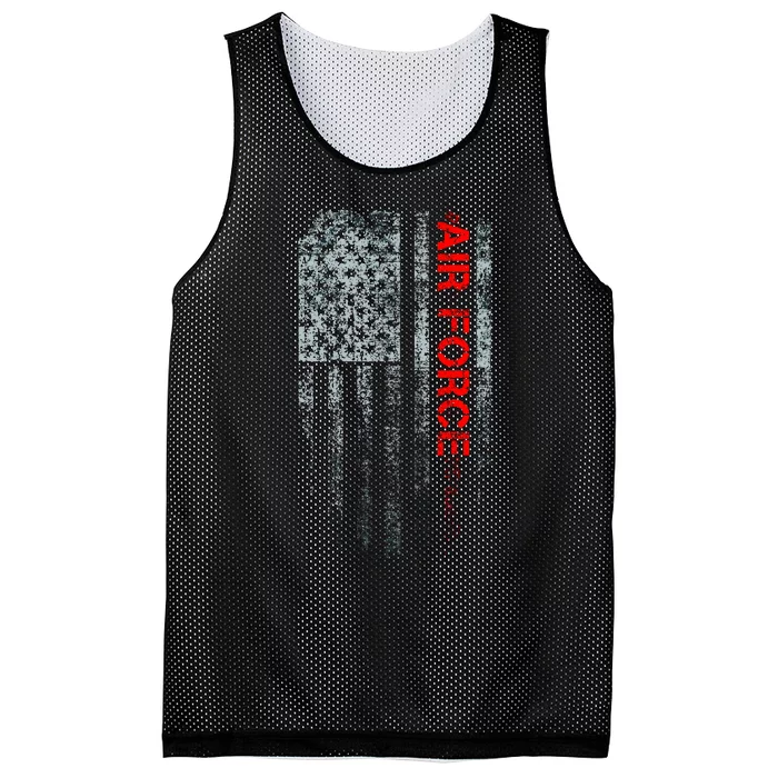 U.S. Air Force Vintage USA Flag Mesh Reversible Basketball Jersey Tank