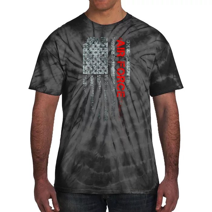 U.S. Air Force Vintage USA Flag Tie-Dye T-Shirt