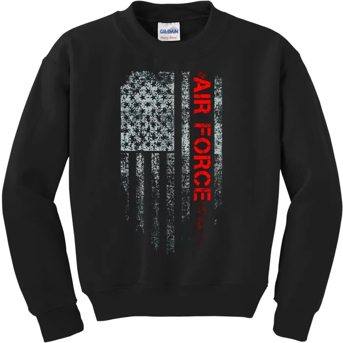 U.S. Air Force Vintage USA Flag Kids Sweatshirt