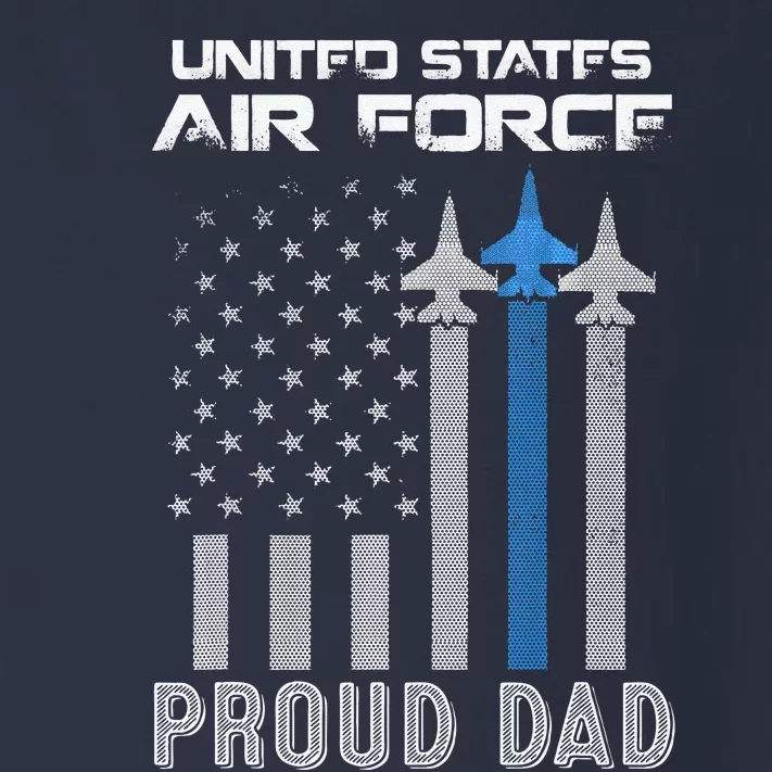 US Air Force Proud Dad Proud Air Force Dad Fathers Day Toddler Long Sleeve Shirt