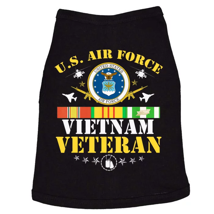 US Air Force Vietnam Veteran USA Flag Vietnam Vet Flag Doggie Tank