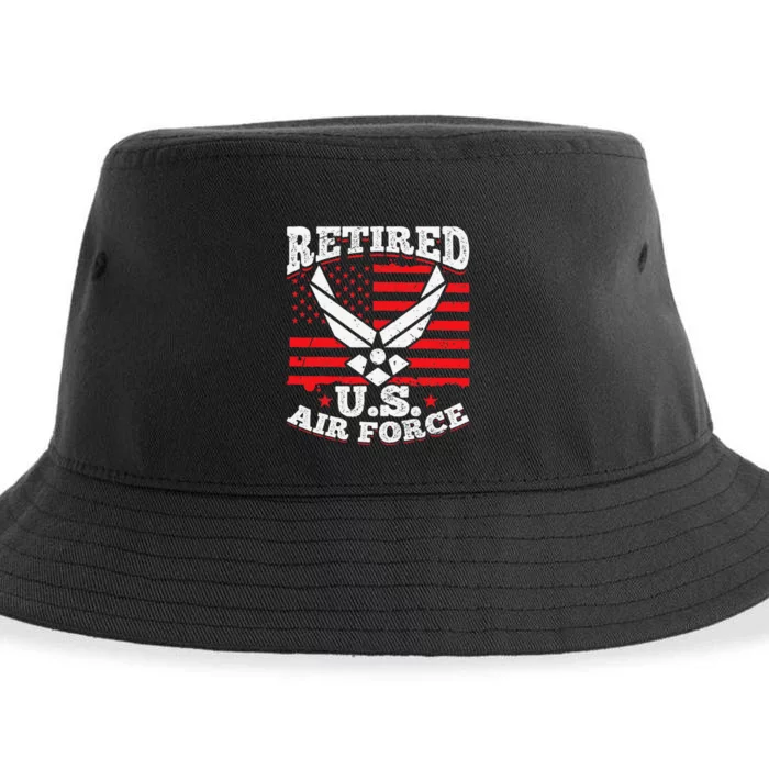 US Air Force Veteran retired U.S Air Force Sustainable Bucket Hat