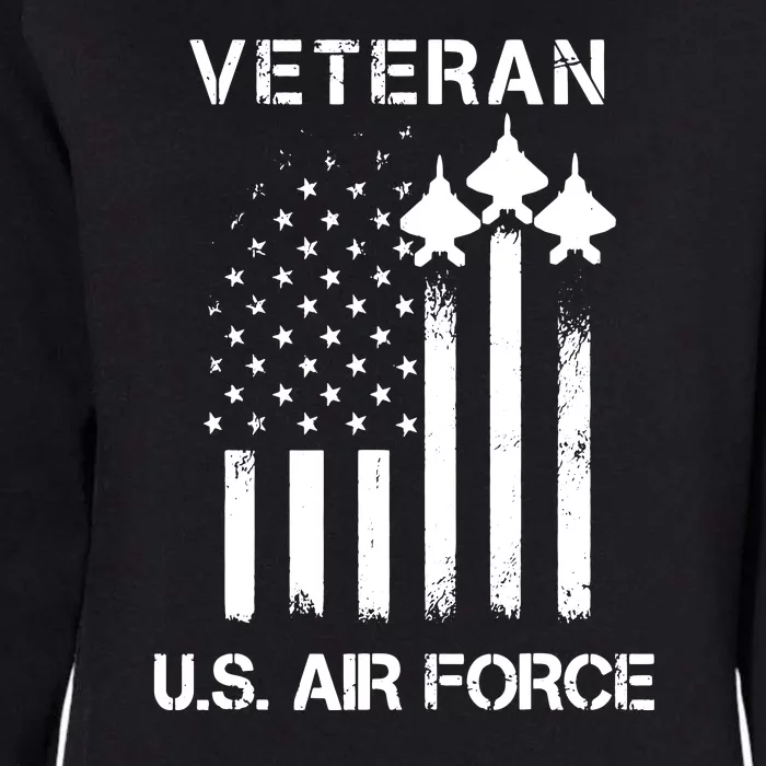 U.S. Air Force Stars Air Force Veteran Womens California Wash Sweatshirt