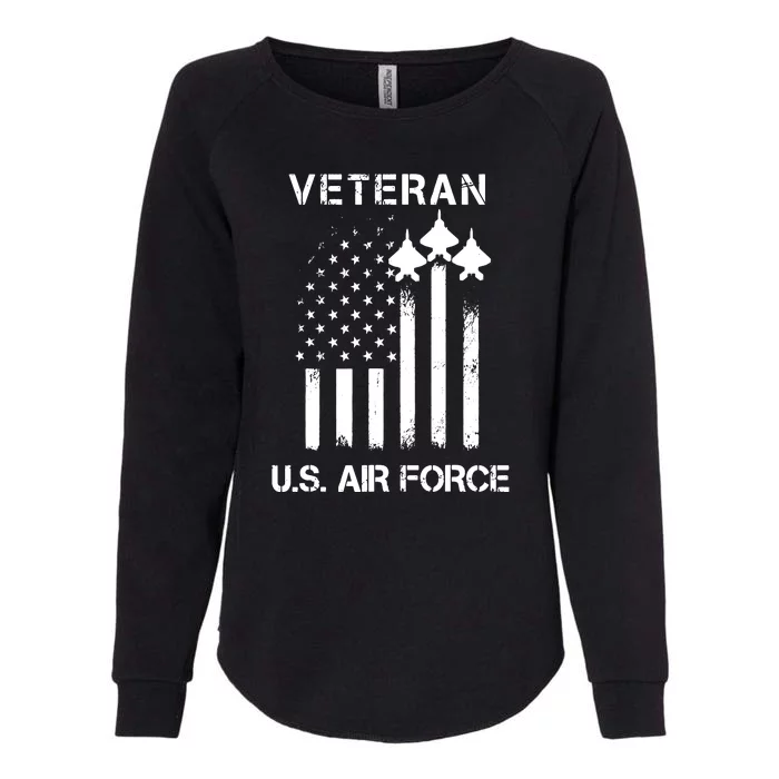 U.S. Air Force Stars Air Force Veteran Womens California Wash Sweatshirt