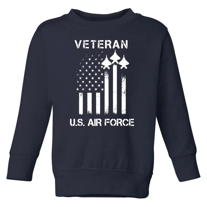 U.S. Air Force Stars Air Force Veteran Toddler Sweatshirt