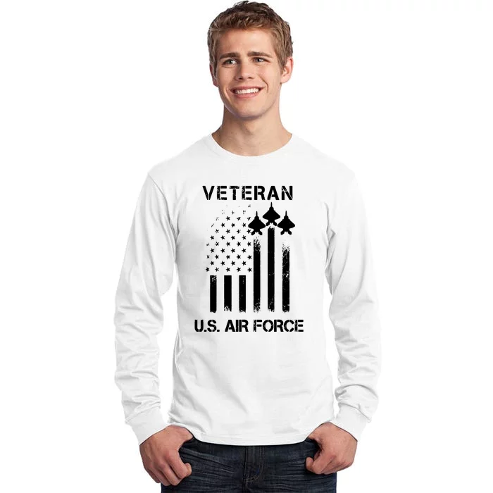 U.S. Air Force Stars Air Force Veteran Tall Long Sleeve T-Shirt