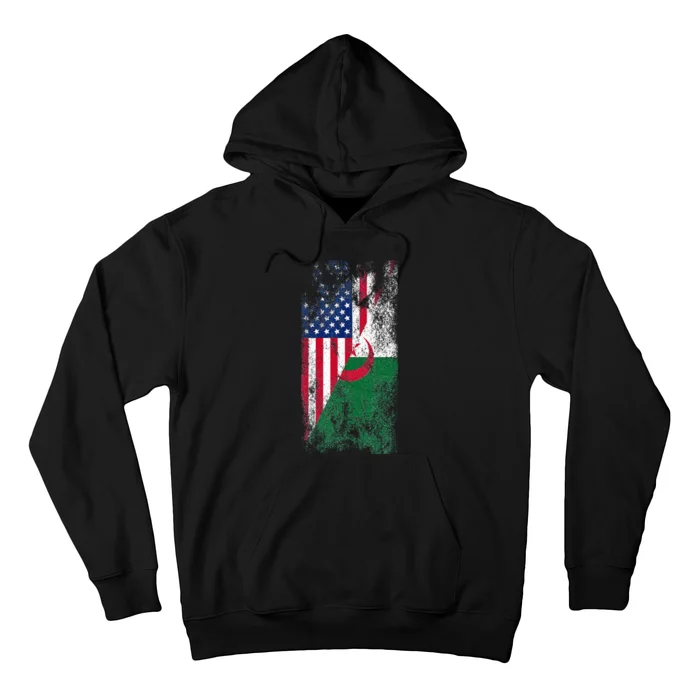 USA Algeria Flags United States of America Algerian Hoodie