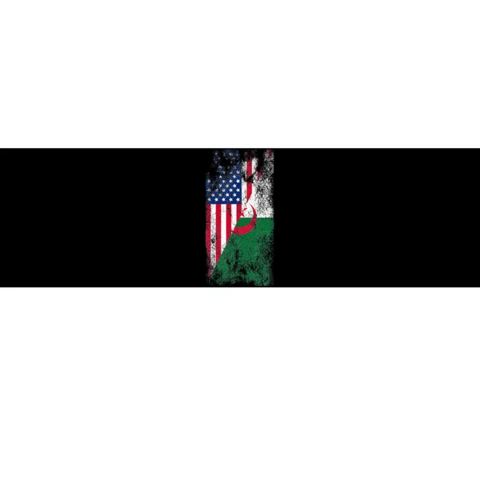 USA Algeria Flags United States of America Algerian Bumper Sticker