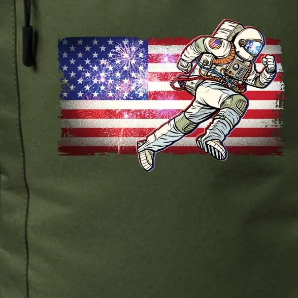 USA American Flag 4th Of July Fireworks Astronaut Daily Commute Backpack