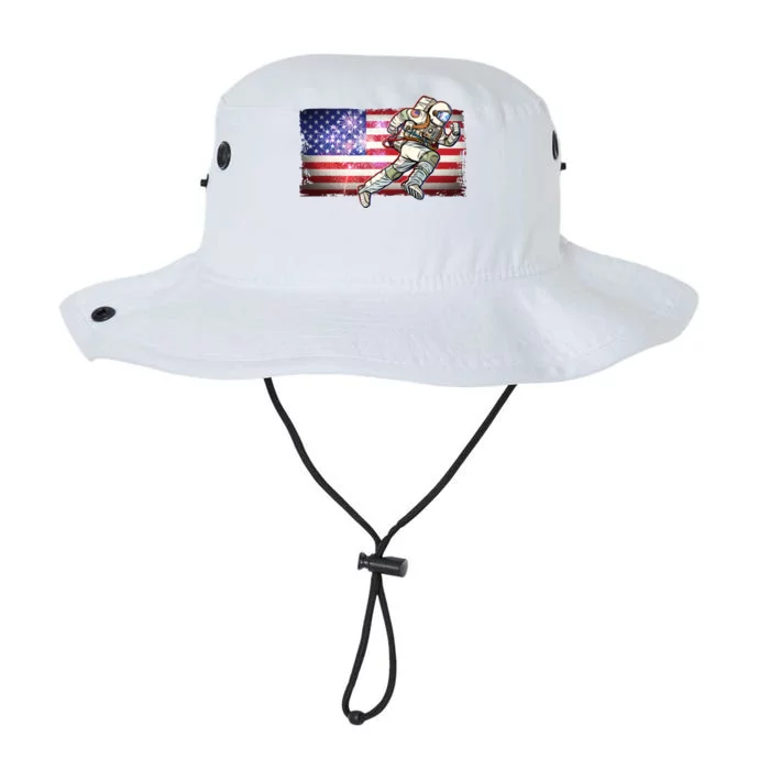 USA American Flag 4th Of July Fireworks Astronaut Legacy Cool Fit Booney Bucket Hat