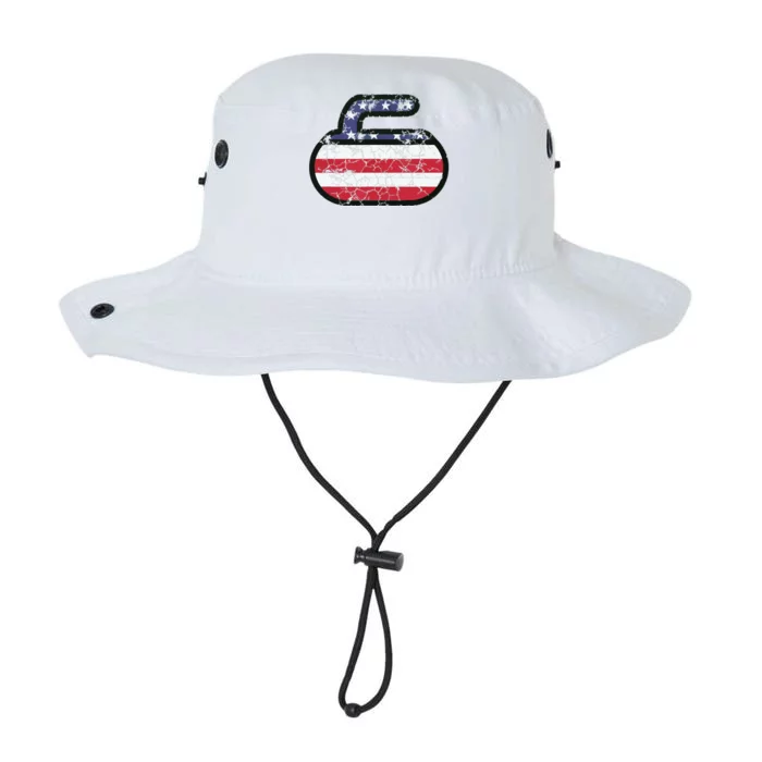 USA American Flag Curling America Vintage Men Women Gift Legacy Cool Fit Booney Bucket Hat