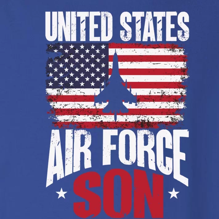 Us Air Force Veteran United Sates Air Force Son Cool Gift Toddler Long Sleeve Shirt