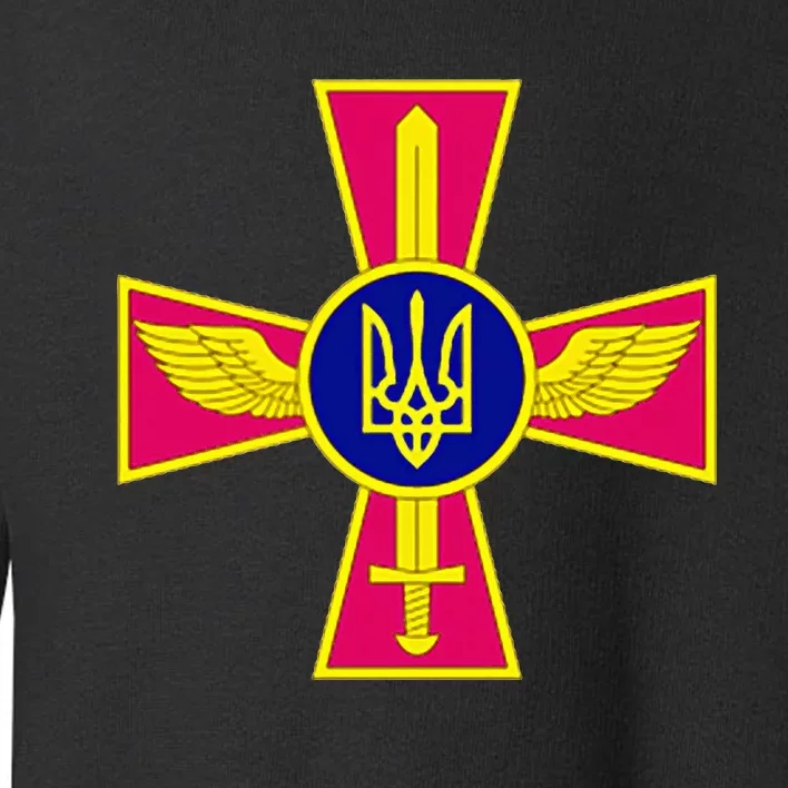 Ukrainian A.I.R Force Emblem Ukraine Armed Forces Uaf Toddler Sweatshirt